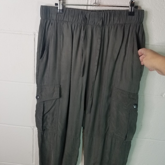 JOH cargo cupro rayon jogger pants - Picture 4 of 10